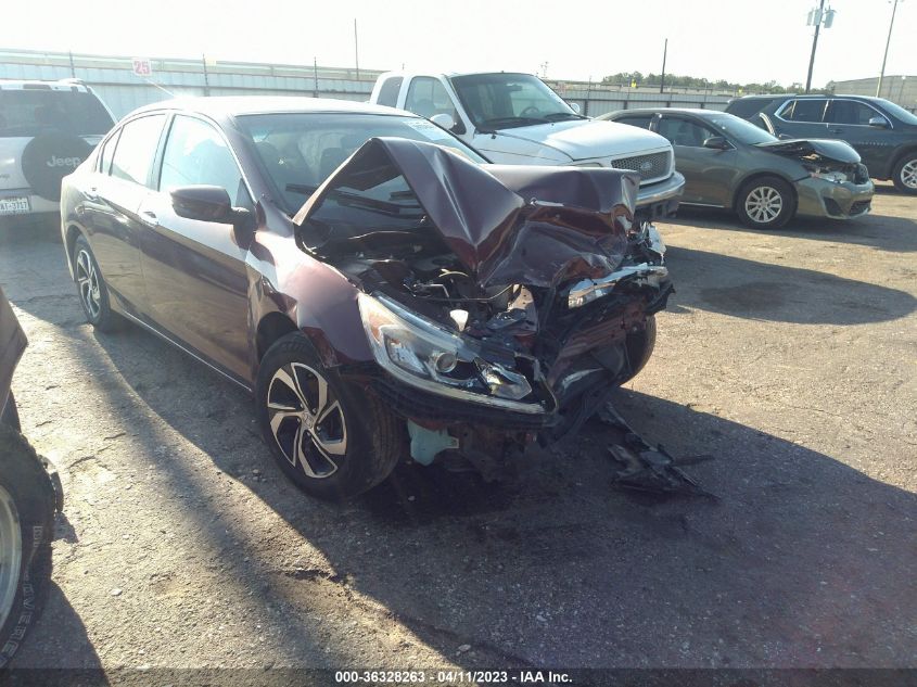 2017 HONDA ACCORD SEDAN LX - 1HGCR2F37HA164241