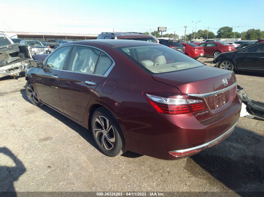 2017 HONDA ACCORD SEDAN LX - 1HGCR2F37HA164241