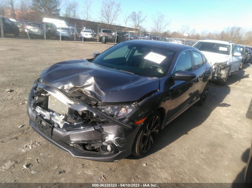 2019 HONDA CIVIC SEDAN SPORT - 2HGFC2F8XKH598561