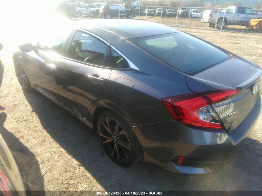 2019 HONDA CIVIC SEDAN SPORT - 2HGFC2F8XKH598561