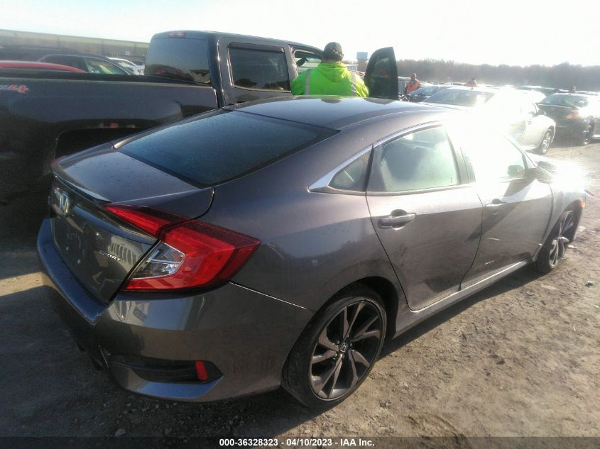 2019 HONDA CIVIC SEDAN SPORT - 2HGFC2F8XKH598561