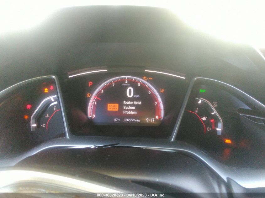 2019 HONDA CIVIC SEDAN SPORT - 2HGFC2F8XKH598561