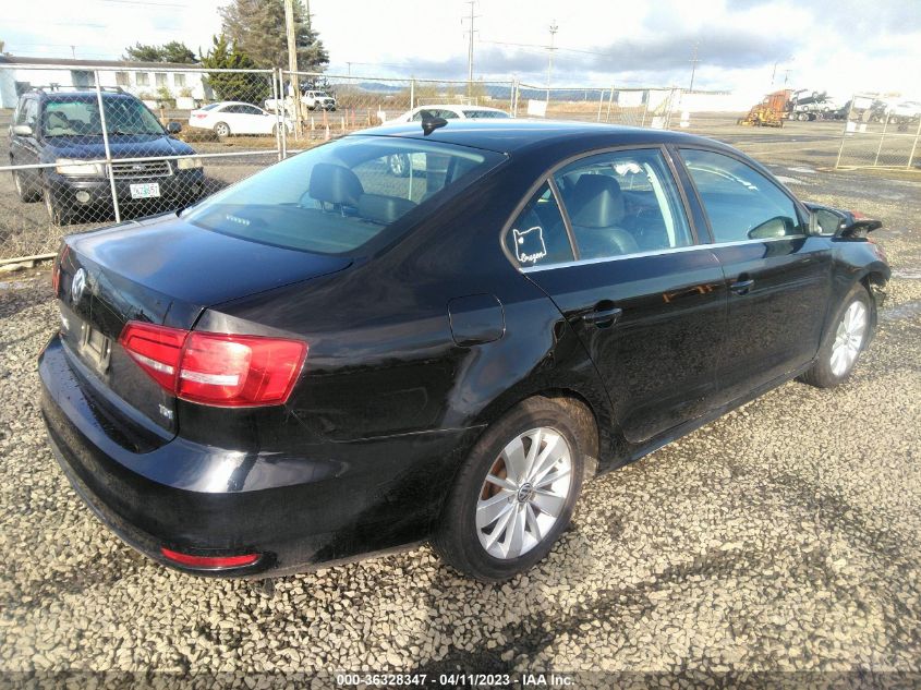 2015 VOLKSWAGEN JETTA SEDAN 2.0L TDI SE - 3VW3A7AJ4FM321293