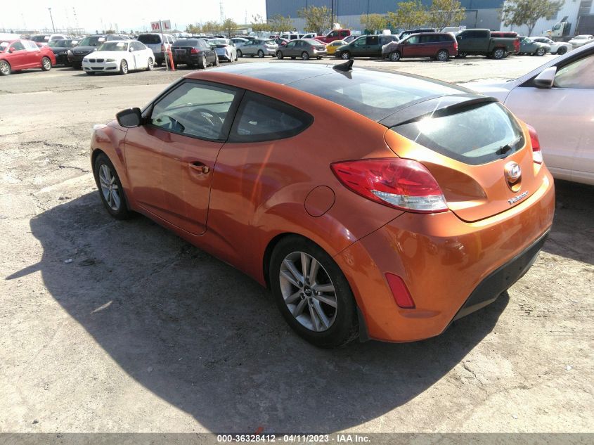 2013 HYUNDAI VELOSTER W/BLACK INT - KMHTC6AD4DU089171