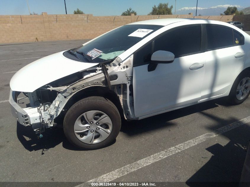 2015 HONDA CIVIC SEDAN LX - 19XFB2F55FE200066