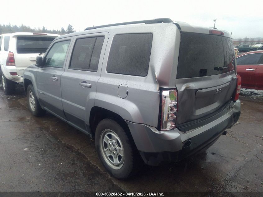 2017 JEEP PATRIOT SPORT - 1C4NJPBA2HD122834