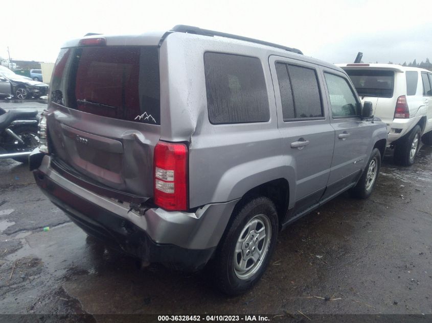 2017 JEEP PATRIOT SPORT - 1C4NJPBA2HD122834