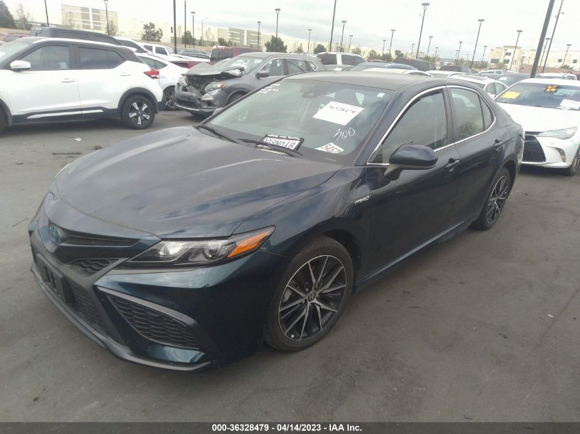 2021 TOYOTA CAMRY HYBRID SE - 4T1G31AKXMU566205