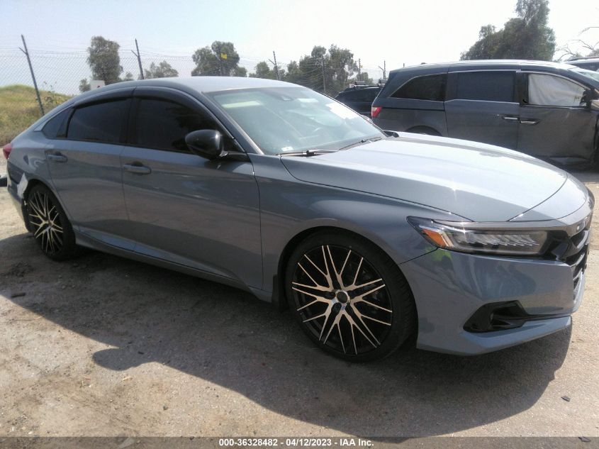 2021 HONDA ACCORD SEDAN SPORT SE - 1HGCV1F45MA114687