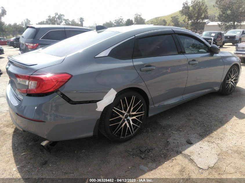 2021 HONDA ACCORD SEDAN SPORT SE - 1HGCV1F45MA114687