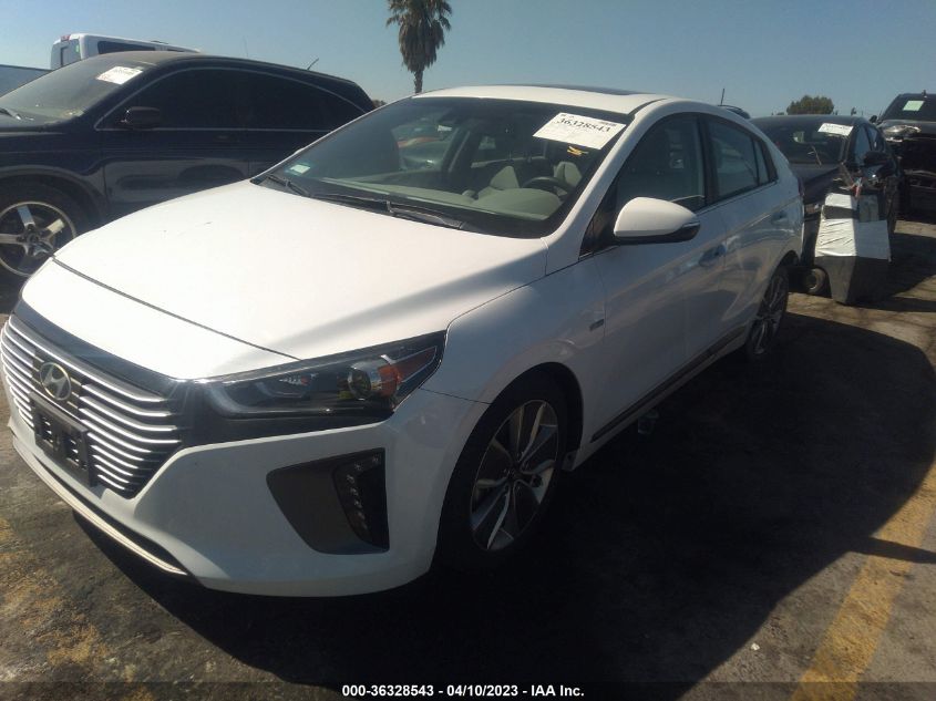 2019 HYUNDAI IONIQ HYBRID LIMITED - KMHC85LC7KU138036