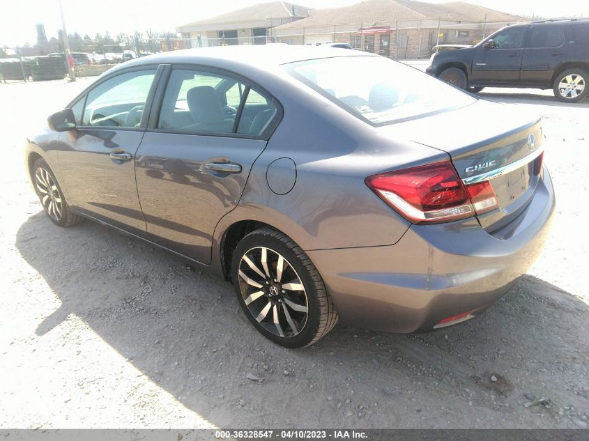 2014 HONDA CIVIC SEDAN EX-L - 19XFB2F99EE257193