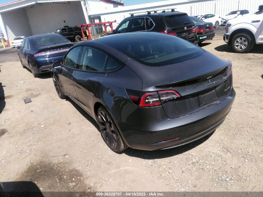 2023 TESLA MODEL 3 PERFORMANCE - 5YJ3E1EC5PF461293