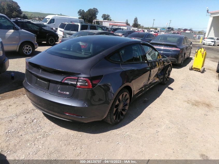 2023 TESLA MODEL 3 PERFORMANCE - 5YJ3E1EC5PF461293