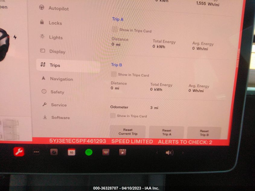 2023 TESLA MODEL 3 PERFORMANCE - 5YJ3E1EC5PF461293