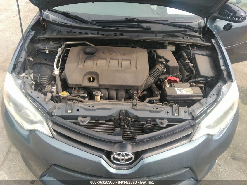 2014 TOYOTA COROLLA L/LE/S/S PLUS/LE PLUS - 2T1BURHE6EC226204