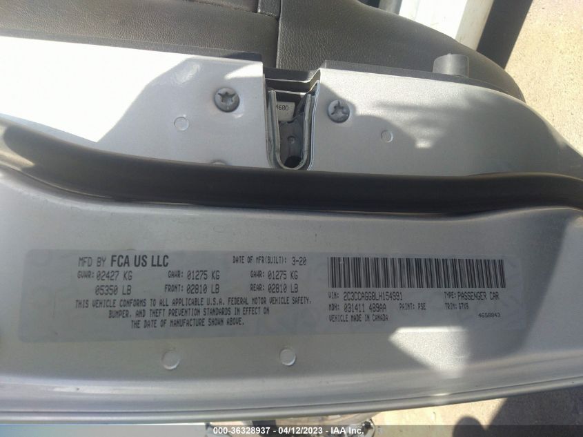 2020 CHRYSLER 300 300S - 2C3CCAGG8LH154991