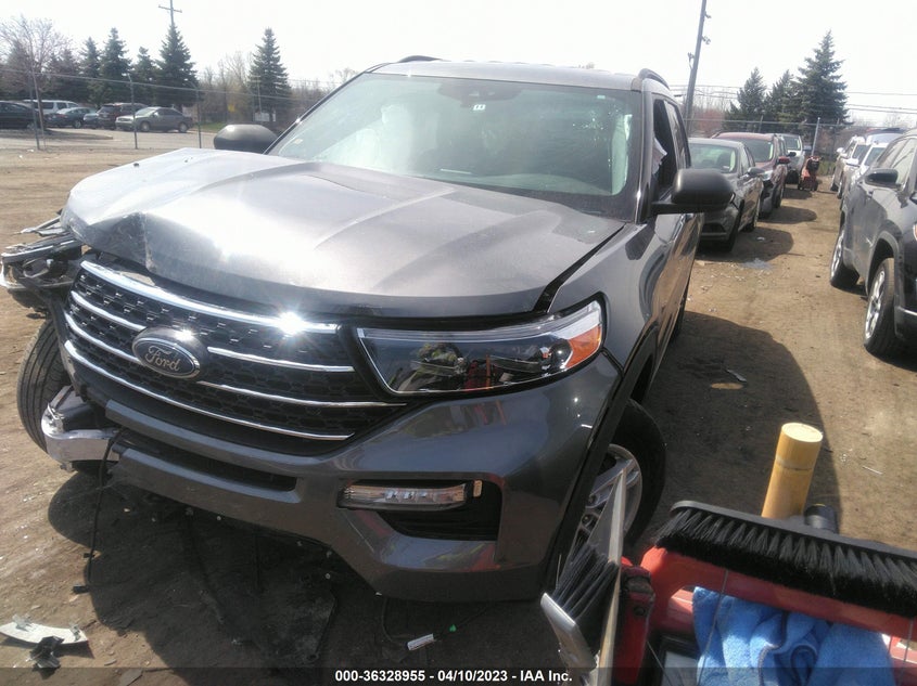VIN 1FMSK8DH4MGC44468 2021 FORD EXPLORER XLT