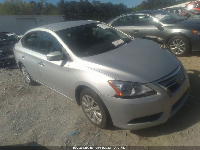 2013 NISSAN SENTRA SV - 1N4AB7AP0DN909874