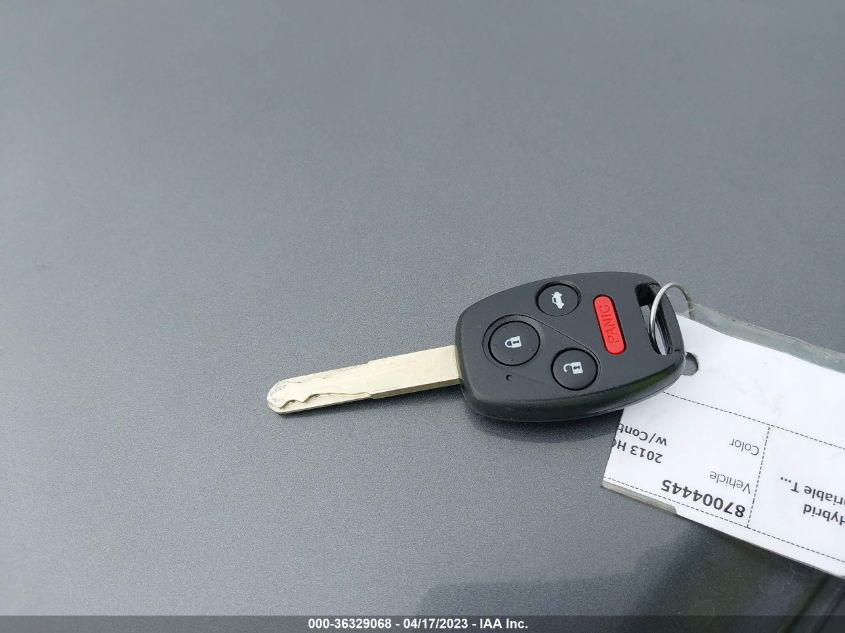 2013 HONDA CIVIC HYBRID 19XFB4F22DE201898