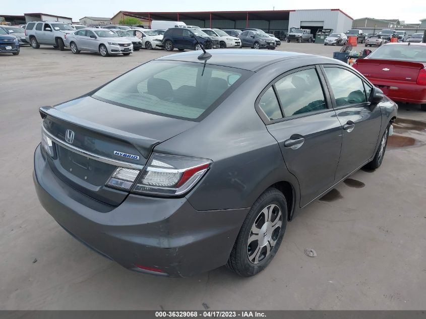 2013 HONDA CIVIC HYBRID 19XFB4F22DE201898