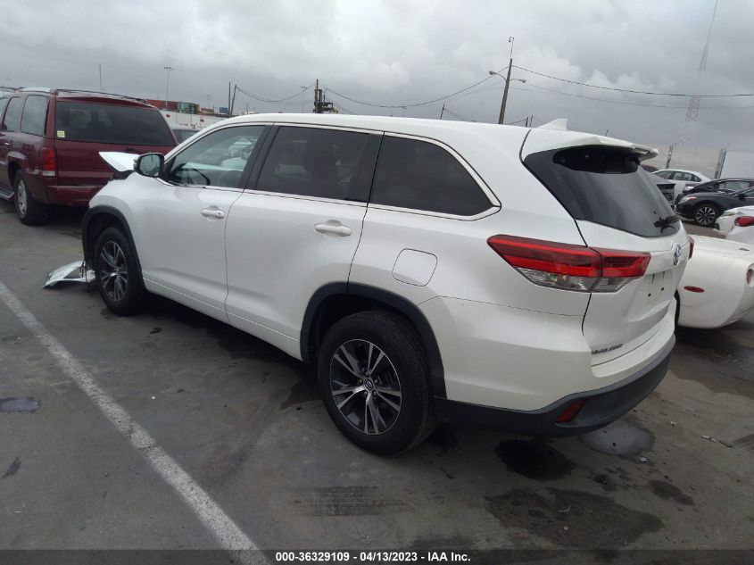 2018 TOYOTA HIGHLANDER LE - 5TDZZRFH3JS249681