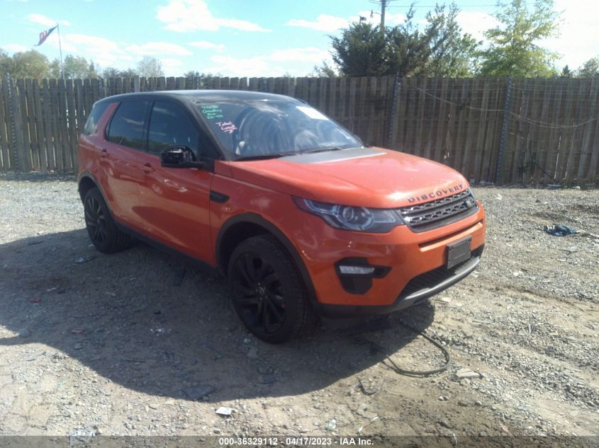 2017 LAND ROVER DISCOVERY SPORT HSE - SALCR2BG6HH687290