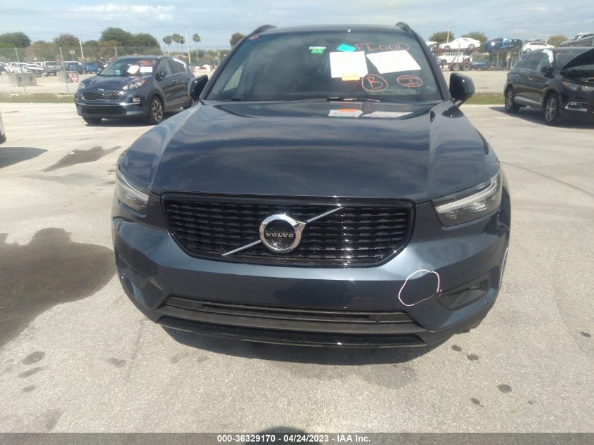 2022 VOLVO XC40 R-DESIGN YV4AC2HM7N2783132