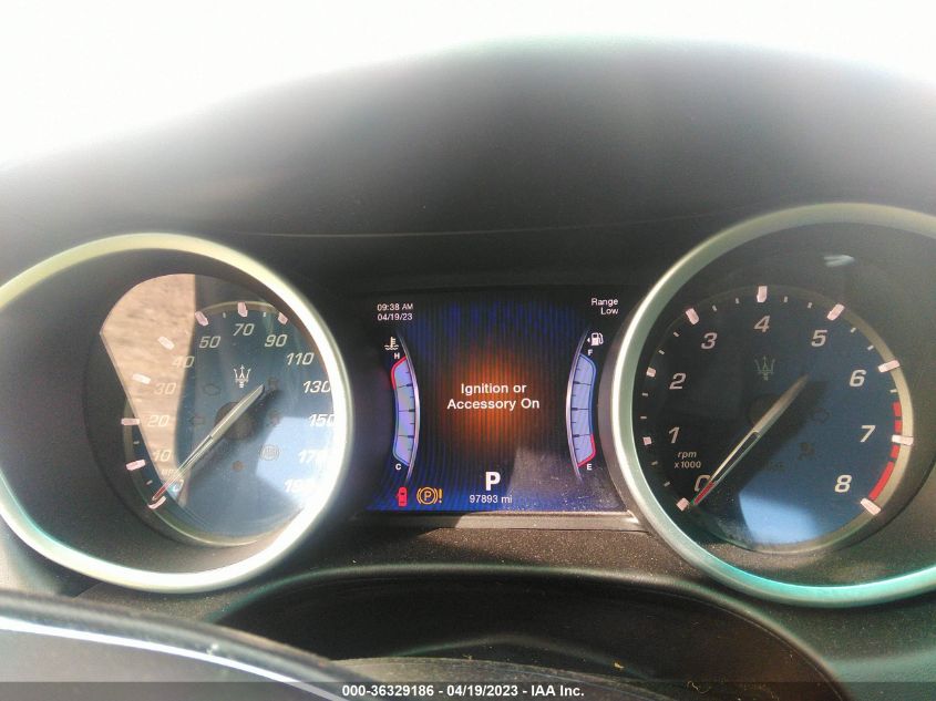 2014 MASERATI GHIBLI S Q4 ZAM57RTA5E1110436