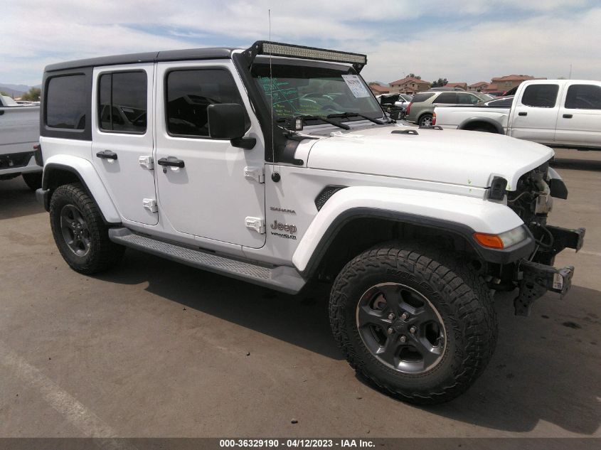 2019 JEEP WRANGLER UNLIMITED SAHARA - 1C4HJXEN6KW688339