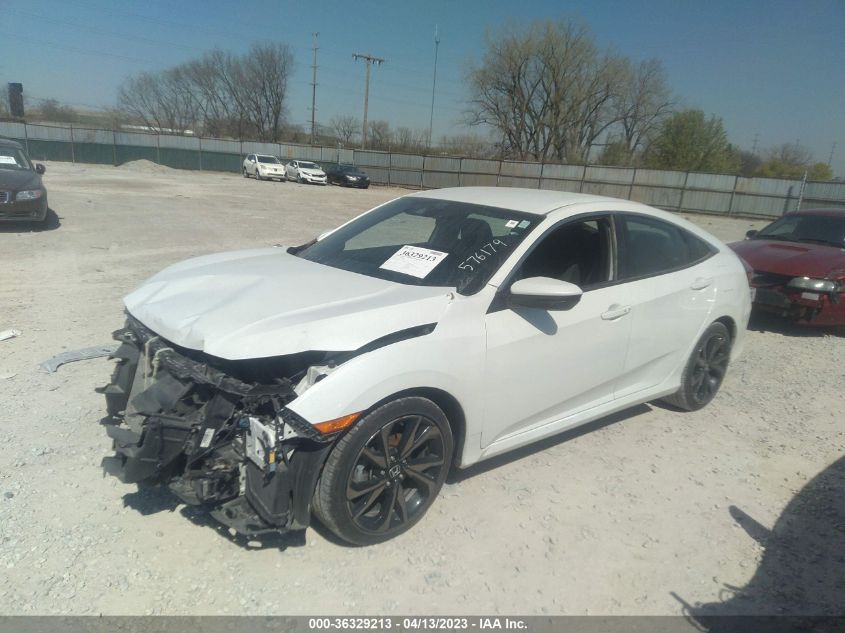 2019 HONDA CIVIC SEDAN SPORT - 2HGFC2F82KH576179