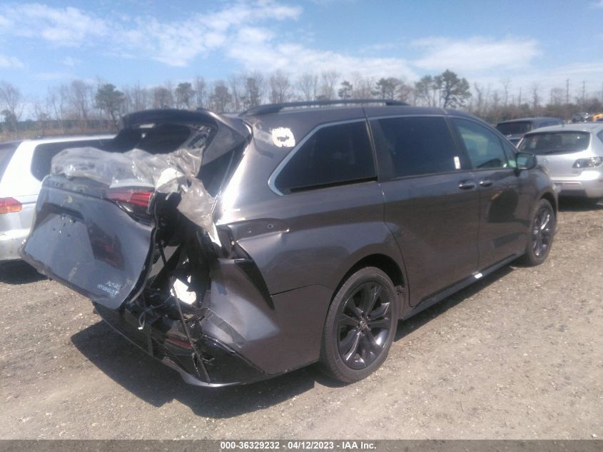2022 TOYOTA SIENNA XSE - 5TDDRKEC2NS086356