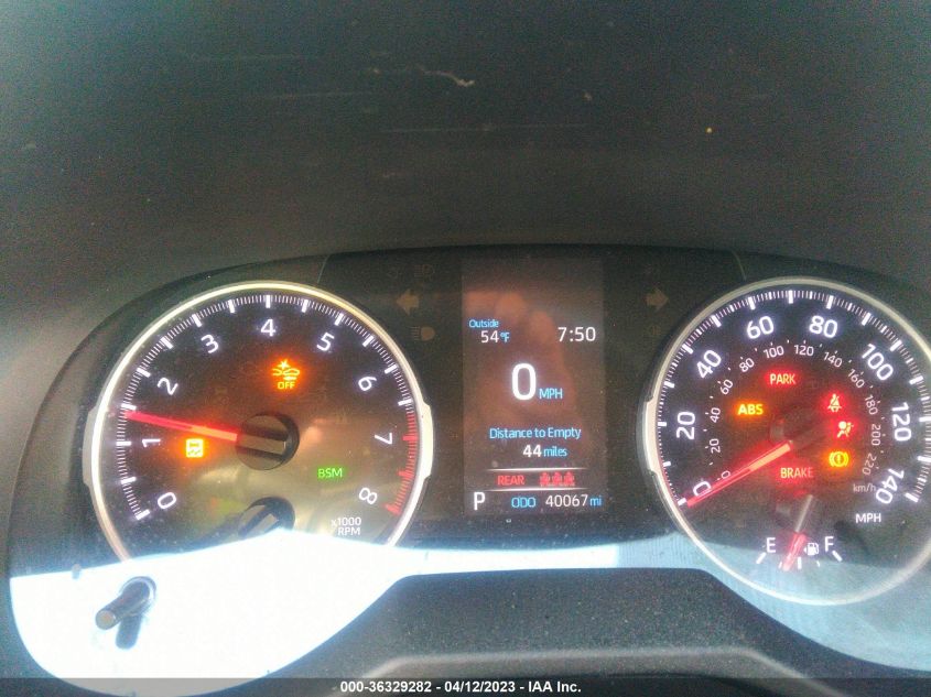 2020 TOYOTA RAV4 XLE PREMIUM - 2T3A1RFV3LW113448