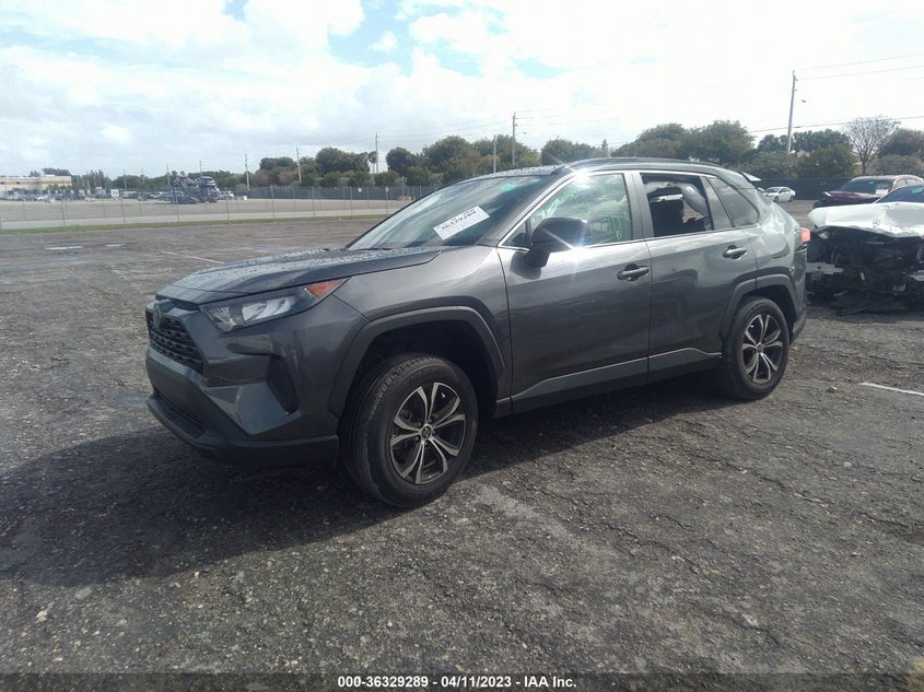 VIN 2T3H1RFV7MC150391 2021 TOYOTA RAV4 LE