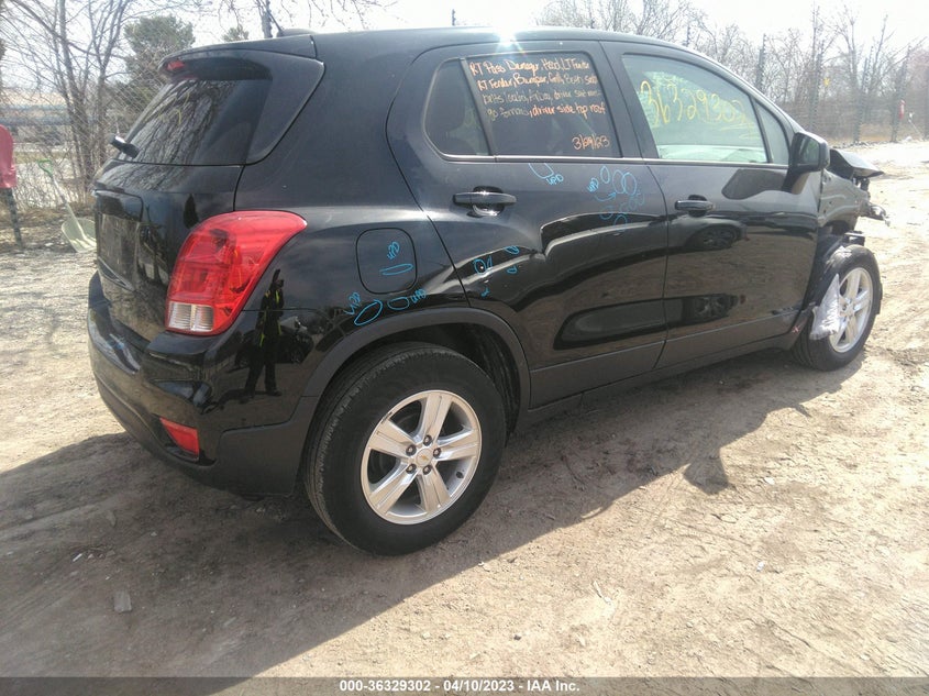 VIN KL7CJKSB9LB021018 2020 CHEVROLET TRAX LS