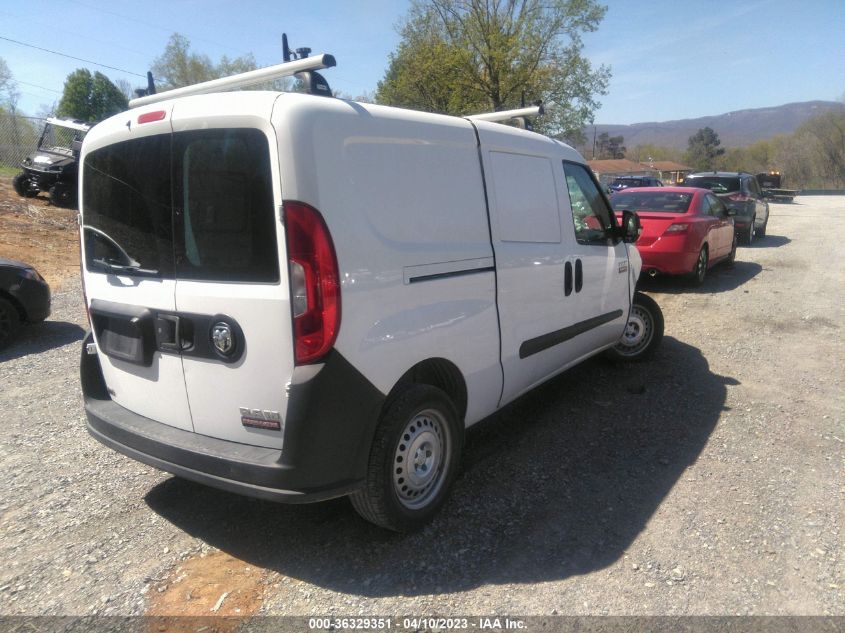 2016 RAM PROMASTER CITY CARGO VAN TRADESMAN - ZFBERFAT3G6B62273