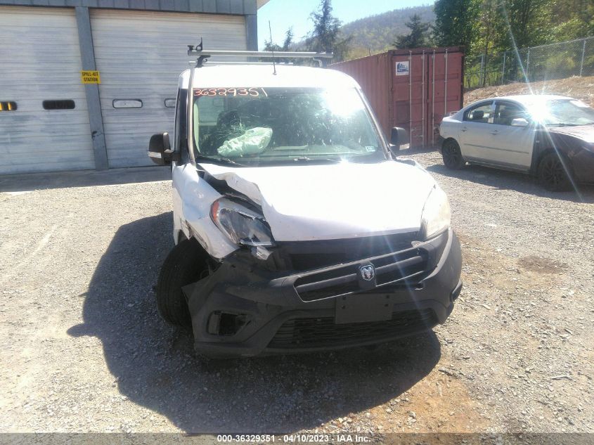 2016 RAM PROMASTER CITY CARGO VAN TRADESMAN - ZFBERFAT3G6B62273