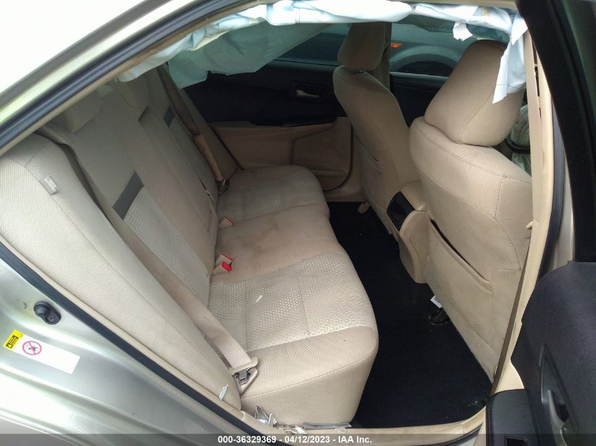 2014 TOYOTA CAMRY L/LE/XLE/SE/SE SPORT - 4T1BF1FK0EU402442