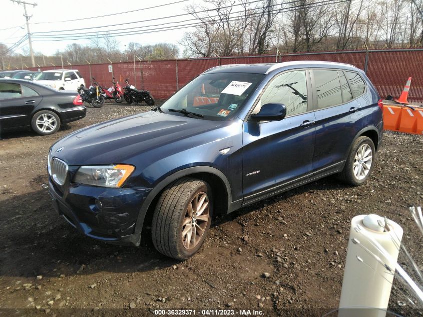 2013 BMW X3 XDRIVE28I - 5UXWX9C56D0A24991