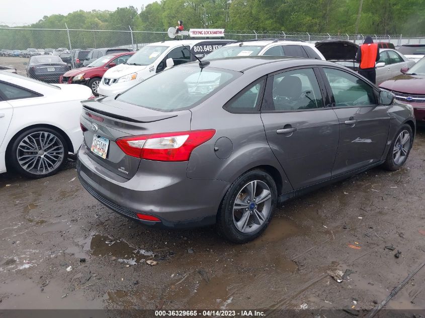 2014 FORD FOCUS SE - 1FADP3F25EL279545