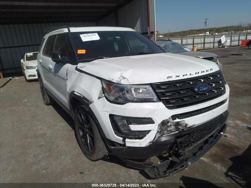 2017 FORD EXPLORER XLT - 1FM5K7D82HGA86354