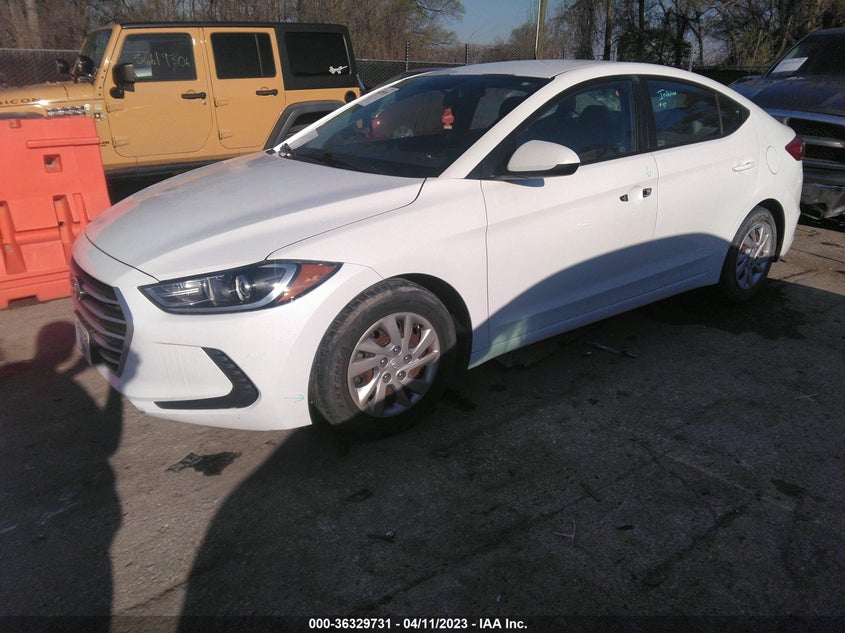 VIN 5NPD74LF3HH210207 2017 HYUNDAI ELANTRA SE