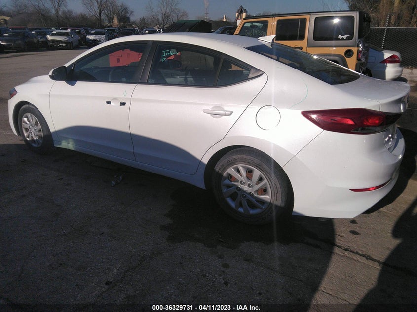 VIN 5NPD74LF3HH210207 2017 HYUNDAI ELANTRA SE