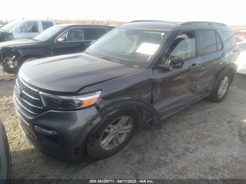 VIN 1FMSK8DH5NGA71206 2022 FORD EXPLORER XLT
