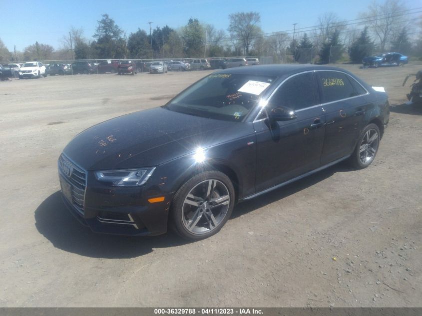 2018 AUDI A4 PREMIUM PLUS - WAUENAF41JA137416