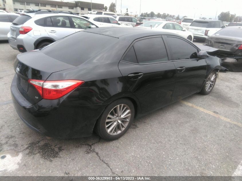 2014 TOYOTA COROLLA L/LE/S/S PLUS/LE PLUS - 5YFBURHE4EP027104