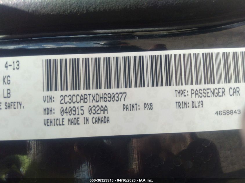 2013 CHRYSLER 300 300S - 2C3CCABTXDH690377