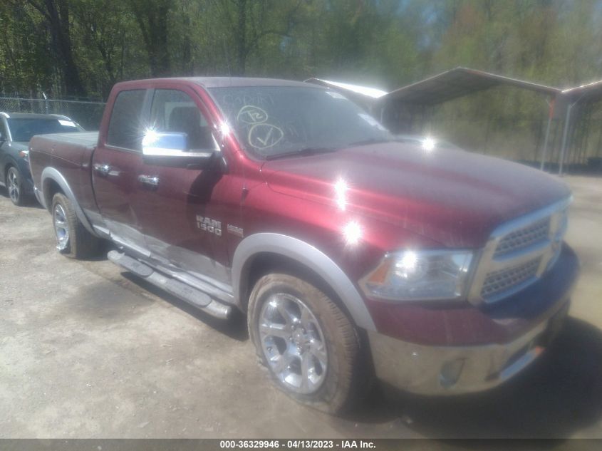 Lot #2541528547 2017 RAM 1500 LARAMIE  4X4 6'4" BOX salvage car