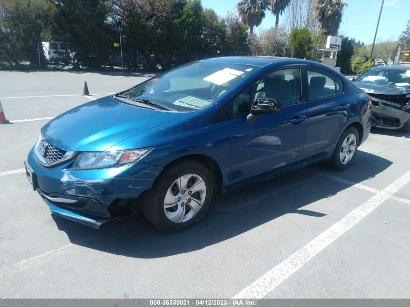 2015 HONDA CIVIC SEDAN LX - 19XFB2F54FE275373
