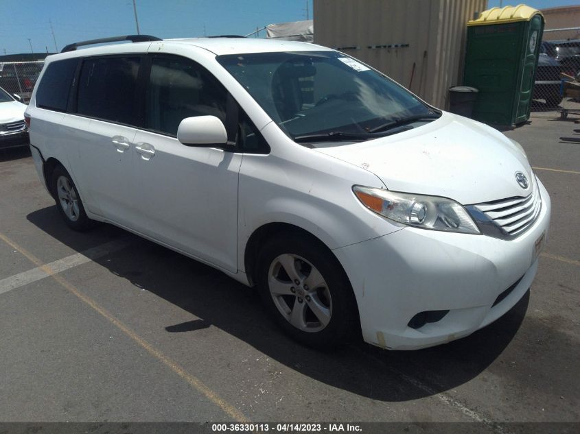 2016 TOYOTA SIENNA LE - 5TDKK3DC8GS690998